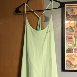 Nike plus size tank top-light green